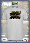 tee shirt unisex VW cox cab 1302 LS avant/ Arrière