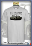 tee shirt unisex VW notchback type 3 blanc perle arrière