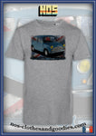 tee shirt unisex Austin mini bleue UK