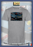 tee shirt unisex Austin mini bleue UK