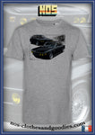 BMW E9 3.0CSI 2800 black t-shirt before