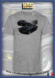 BMW E9 3.0CSI 2800 black t-shirt before