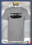 BMW E9 3.00CS 1973 gray t-shirt