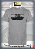 BMW E9 3.00CS 1973 gray t-shirt