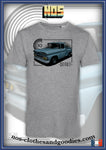 tee shirt unisex chevrolet C10 bleu 1960