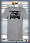 tee shirt unisex citroën Ami 8 bleue 1970