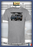 tee shirt unisex citroën Ami 8 bleue 1970
