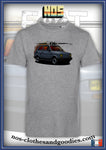 unisex t-shirt Fiat 126 FSM gray