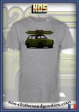 tee shirt unisex Fiat 126 verte