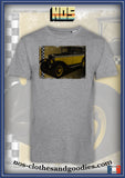 tee shirt unisex Fiat 509 jaune " Gaston"