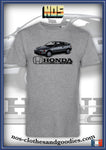tee shirt unisex Honda CRX MK2 grise