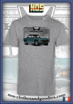 tee shirt unisex Honda S800 verte décapotable