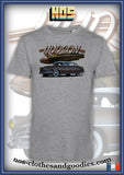 tee shirt unisex Hudson Hornet bi-ton marron 1952