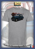 unisex t-shirt Opel Olympia blue 1952