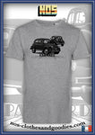 Tee shirt unisex Panhard Dyna X 86 1951 avant / arrière