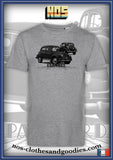 Tee shirt unisex Panhard Dyna X 86 1951 avant / arrière