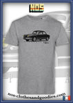 Tee shirt unisex Panhard PL17 noir et blanc