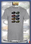 Tee shirt unisex Panhard PL17 multicolor