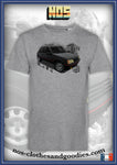 tee shirt unisex Peugeot 205 1.9 GTI noire "avant"