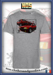 tee shirt unisex Peugeot 205 GTI Rouge