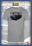 tee shirt unisex Peugeot 504 cabriolet 1974
