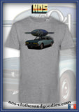 tee shirt Peugeot 504 coupé verte