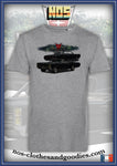 tee shirt unisex Pontiac GTO découvrable noire