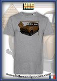 tee shirt Renault 4L Marron