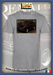 tee shirt unisex Renault 4cv red purple