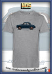 Renault Dauphine 1961 profile unisex t-shirt