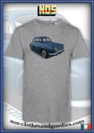 Tee-shirt unisex Renault Dauphine bleue