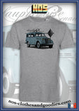 Tee shirt unisex Renault Juvaquatre dauphinoise vert gris