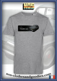 unisex t-shirt Simca rounded elysèe gray 1959