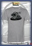 unisex t-shirt VW beetle and dashboard 2