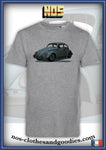 tee shirt unisex VW Cox bleue clair