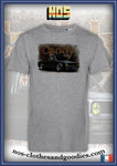 tee shirt unisex VW caddy brown