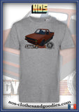 tee shirt unisex VW Caddy orange blason