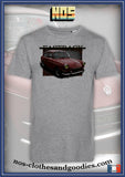 Red VW fastback unisex t-shirt