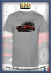 tee shirt unisex VW Golf 2 GTI rouge