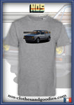 tee shirt unisex VW Golf GTI 3 portes grise