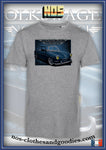 tee shirt unisex notchback type 3 bleu vw