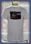 tee shirt unisex VW Combi / van rouge