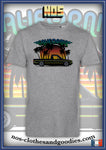 unisex t-shirt VW Caddy Sun Palm Trees California