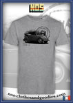 unisex t-shirt VW beetle cab type 15 black and white