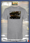 tee shirt unisex VW cox cab 1302 LS avant/ Arrière