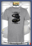tee shirt unisex VW cox cabriolet bi ton 1959