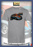 tee shirt unisex VW cox rusty bleu
