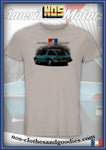 tee shirt unisex AMC PACER bleue arrière