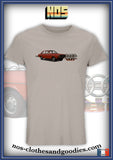 Tee shirt unisex Audi 80 B1 rouge