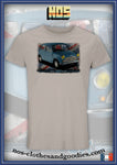 tee shirt unisex Austin mini bleue UK